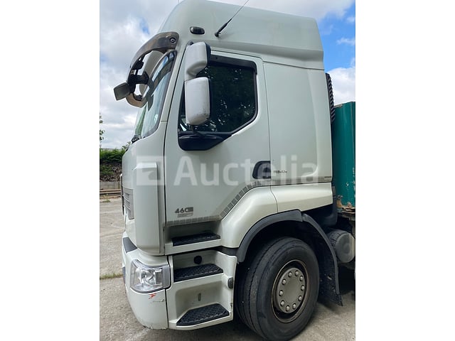 Renault 6x2 Platte Truck + Samro Trailer Platte Laadwagen – foto 5 – kavel bij Auctelia, Hannut