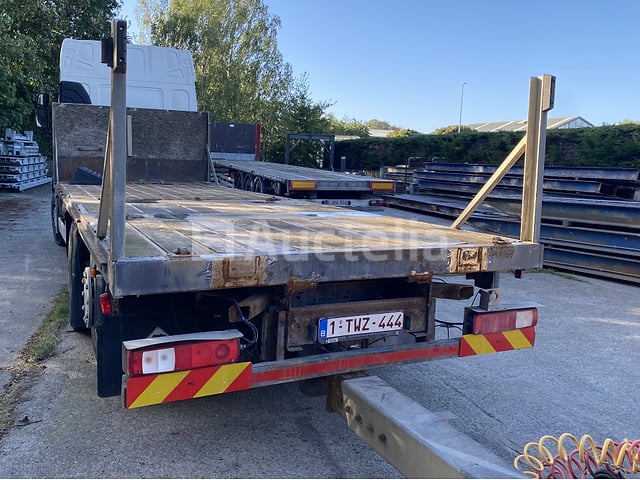 Renault 6x2 Platte Truck + Samro Trailer Platte Laadwagen – foto 2 – kavel bij Auctelia, Hannut