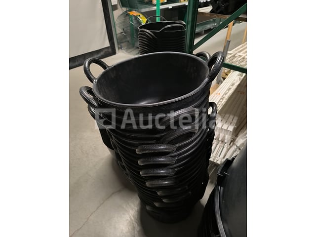 Ronde rubberen kommen - 45 liter (5 stuks) – foto 5 – kavel bij Auctelia, Bastogne