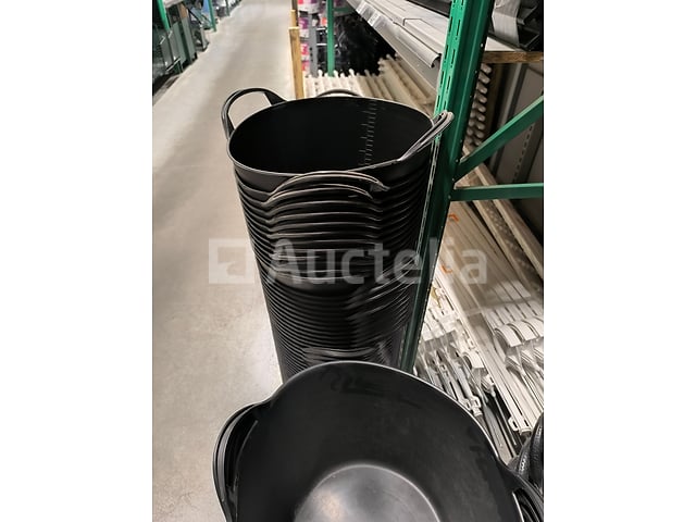 Ronde rubberen kommen - 45 liter (5 stuks) – foto 4 – kavel bij Auctelia, Bastogne