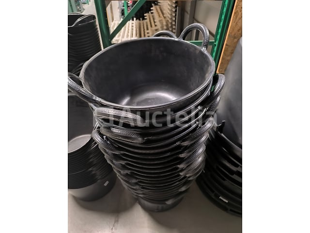 Ronde rubberen kommen - 45 liter (5 stuks) – kavel bij Auctelia, Bastogne