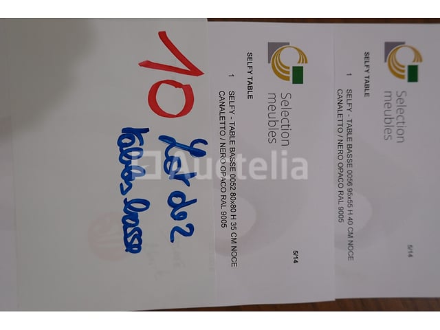 Salontafel – foto 5 – kavel bij Auctelia, Mont-de-l'Enclus