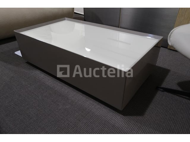 Salontafel met poef – foto 2 – kavel bij Auctelia, Mont-de-l'Enclus