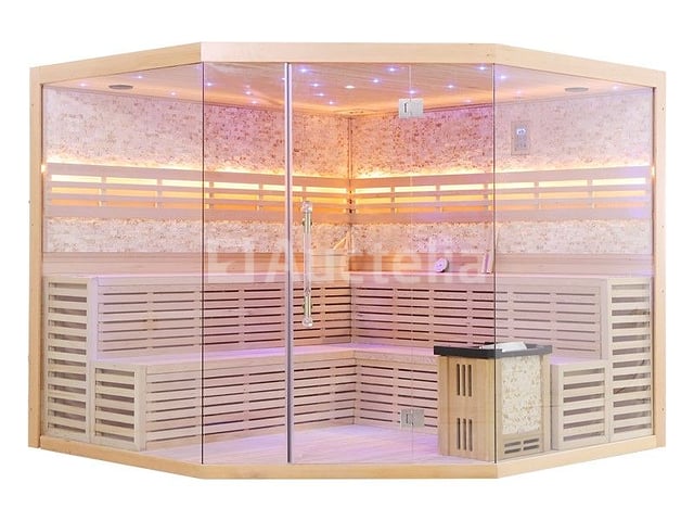 Sauna Nordic Stone Prisma 220x220x210cm - prisma – foto 4 – kavel bij Auctelia, Tholen