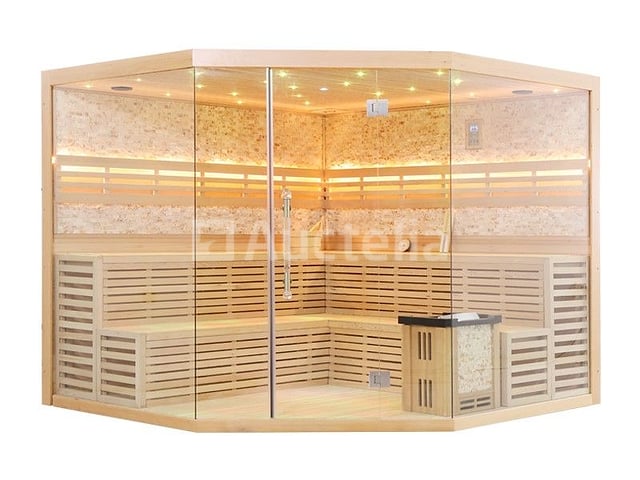 Sauna Nordic Stone Prisma 220x220x210cm - prisma – foto 2 – kavel bij Auctelia, Tholen