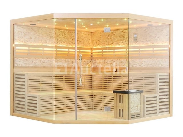 Sauna Nordic Stone Prisma 220x220x210cm - prisma – foto 6 – kavel bij Auctelia, Tholen