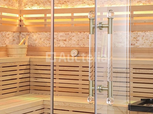 Sauna Nordic Stone Prisma 220x220x210cm - prisma – foto 7 – kavel bij Auctelia, Tholen