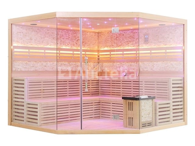 Sauna Nordic Stone Prisma 220x220x210cm - prisma – foto 3 – kavel bij Auctelia, Tholen
