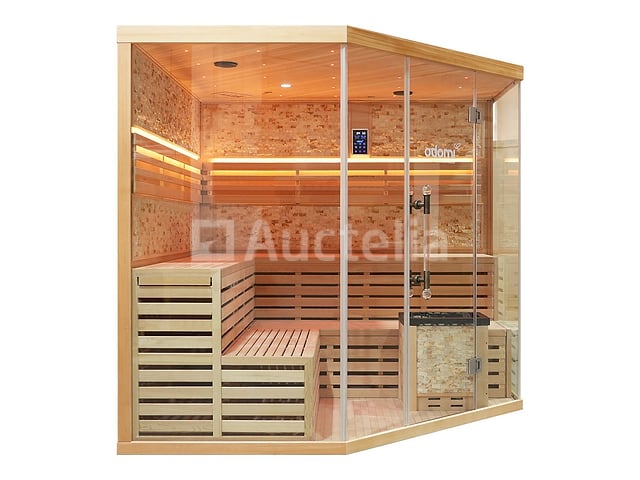 Sauna Nordic Stone Prisma 220x220x210cm - prisma – foto 2 – kavel bij Auctelia, Tholen
