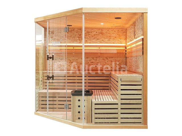 Sauna Nordic Stone Prisma 220x220x210cm - prisma – foto 3 – kavel bij Auctelia, Tholen