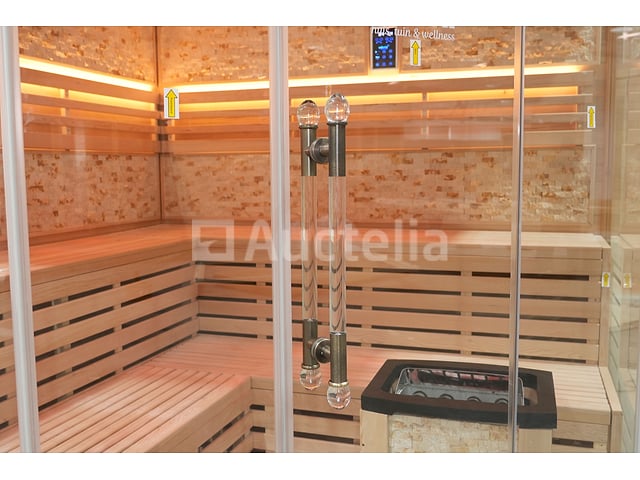 Sauna Nordic Stone Prisma 220x220x210cm - prisma – foto 7 – kavel bij Auctelia, Tholen