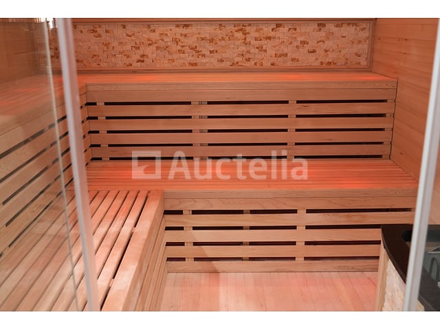 Sauna Nordic Stone Square 220x220x210cm - vierkant – foto 5 – kavel bij Auctelia, Tholen