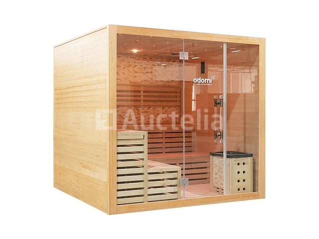Sauna Nordic Stone Square 220x220x210cm - vierkant – foto 2 – kavel bij Auctelia, Tholen