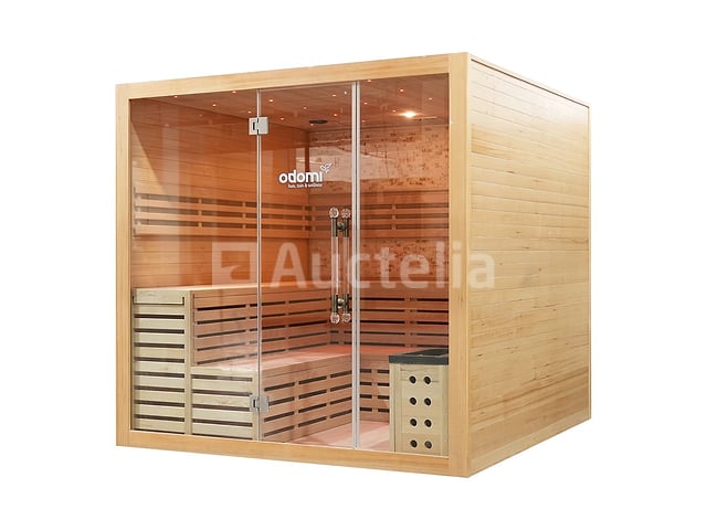 Sauna Nordic Stone Square 220x220x210cm - vierkant – foto 3 – kavel bij Auctelia, Tholen