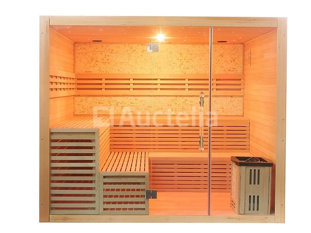 Sauna Nordic Stone Square 220x220x210cm - vierkant – foto 4 – kavel bij Auctelia, Tholen