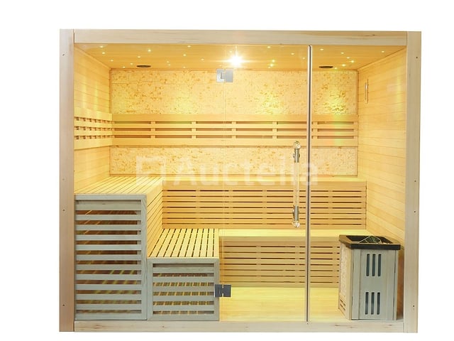 Sauna Nordic Stone Square 220x220x210cm - vierkant – foto 7 – kavel bij Auctelia, Tholen