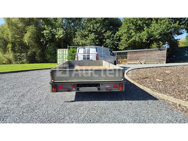 Semi-oplegger met afschuifbaar platform - Ifor Williams - LM7 – foto 3 – kavel bij Auctelia, Virton
