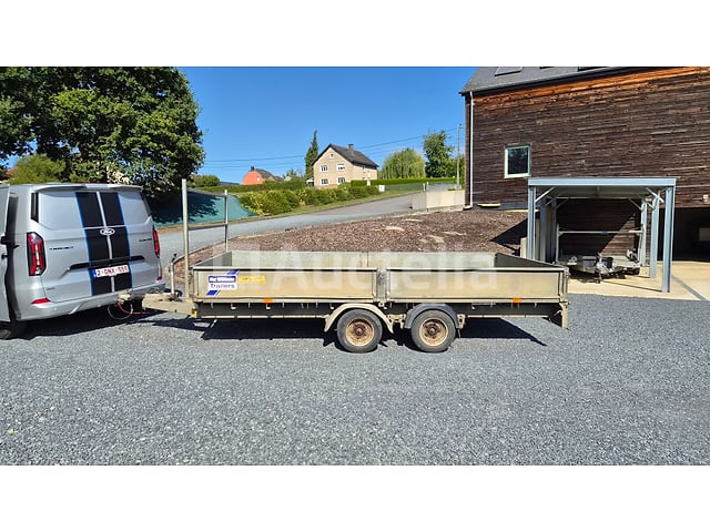 Semi-oplegger met afschuifbaar platform - Ifor Williams - LM7 – foto 2 – kavel bij Auctelia, Virton