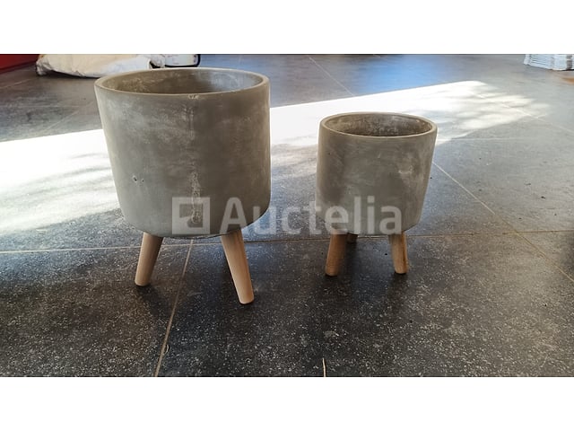 Set Deco vrijstaande plantenbakken (9 stuks) – foto 3 – kavel bij Auctelia, Lasne
