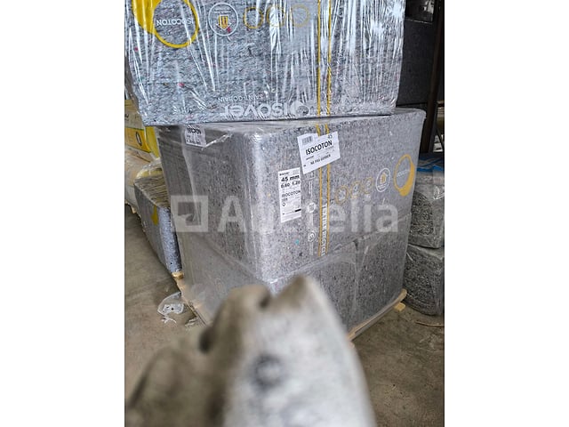 Set van 10 "Pavacell" cellulose wadding panelen dB 45 mm - 1350 x 600 mm: 24 m²: 30 panelen – foto 4 – kavel bij Auctelia, Bastogne