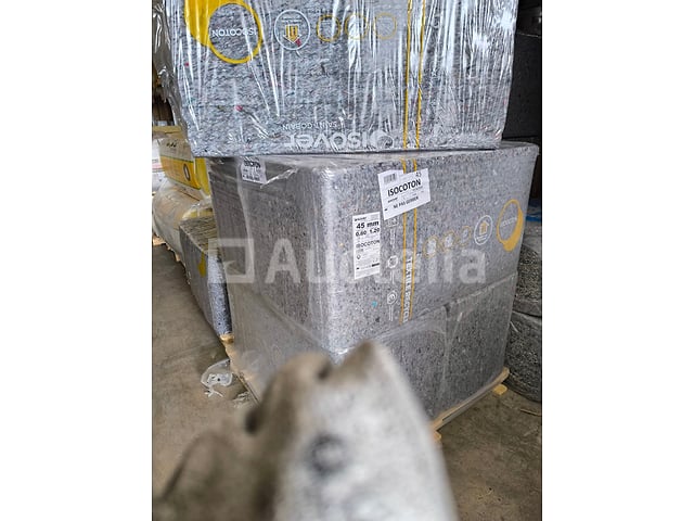 Set van 10 "Pavacell" cellulose wadding panelen dB 45 mm - 1350 x 600 mm: 24 m²: 30 panelen – foto 3 – kavel bij Auctelia, Bastogne