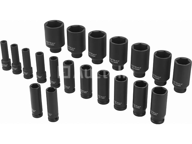 Set van 20 1/2" slagdoppen van 10-38 mm – foto 2 – kavel bij Auctelia, Aye