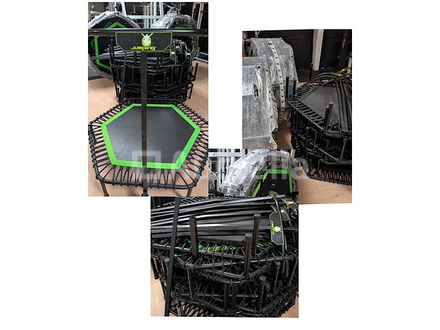 Set van 25 professionele trampolines Springfitness – foto 2 – kavel bij Auctelia, Bastogne