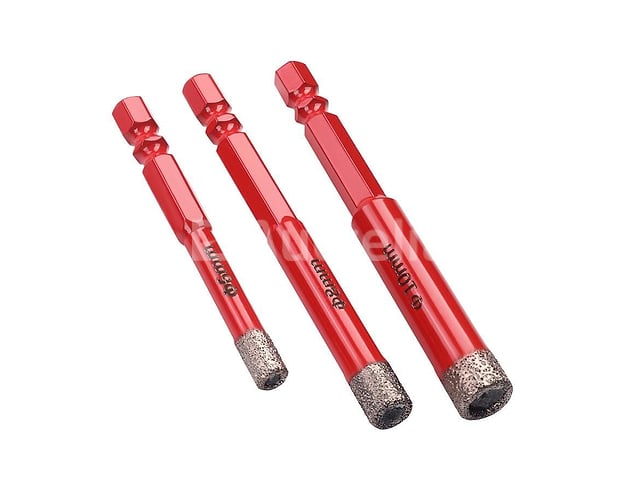 Set van 3 diamantgatzagen voor keramische HEX 6 8 10 mm KRAFT&DELE – kavel bij Auctelia, Aye