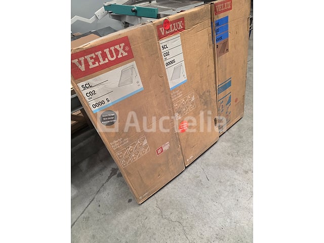 Set van 3 Velux SML/SCL C02 rolluiken – 550 × 780 mm – kavel bij Auctelia, La Louvière