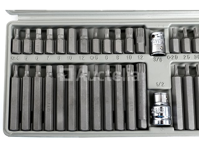 Set van 40 gespecialiseerde bits HEX, TORX en SPLINE KRAFT&DELE – foto 2 – kavel bij Auctelia, Aye