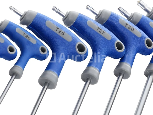Set van 9 KRAFT&DELE torx-sleutels – foto 2 – kavel bij Auctelia, Aye