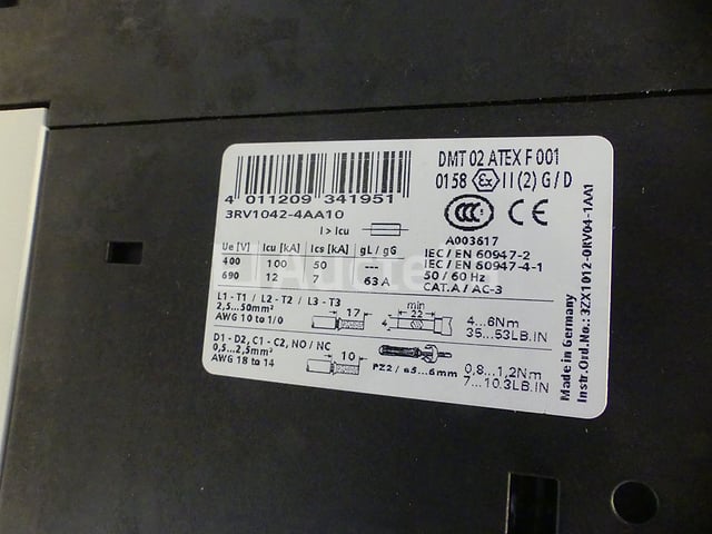 Siemens 3RV1 Zekeringkit – foto 9 – kavel bij Auctelia, Drogenbos