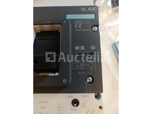 Siemens VL400 tripcontactor – foto 5 – kavel bij Auctelia, Drogenbos