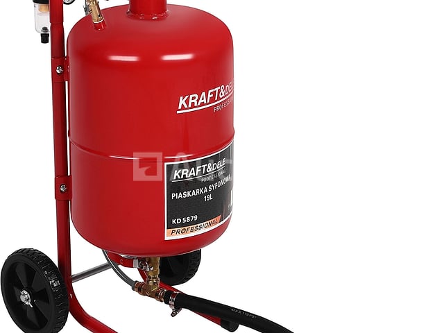 Siphon zandblaster 19l met accessoires KRAFT&DELE – foto 2 – kavel bij Auctelia, Aye