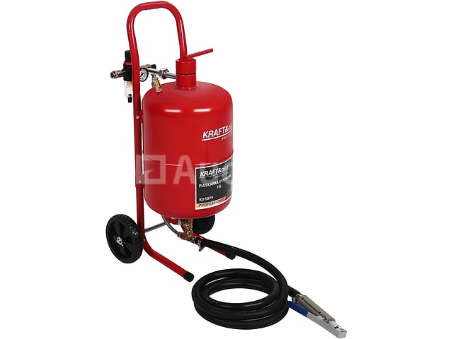 Siphon zandblaster 19l met accessoires KRAFT&DELE – foto 2 – kavel bij Auctelia, Aye