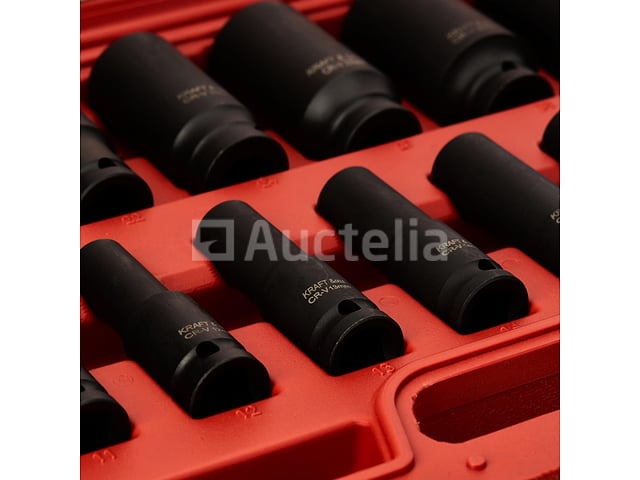 Slagdoppen 1/2" 10-32 mm (16 stuks) KRAFT&DELE – foto 2 – kavel bij Auctelia, Aye
