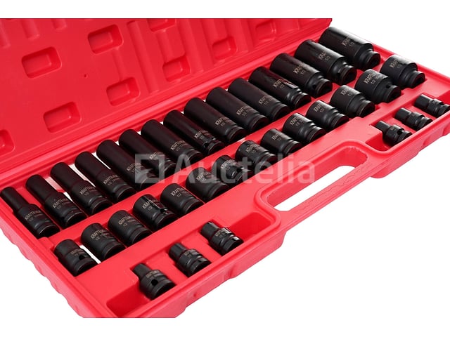 Slagdoppen 1/2" (35 stuks) KRAFT&DELE – foto 2 – kavel bij Auctelia, Aye