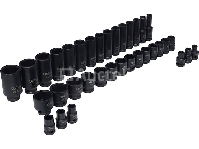 Slagdoppen 1/2" (35 stuks) KRAFT&DELE – foto 4 – kavel bij Auctelia, Aye