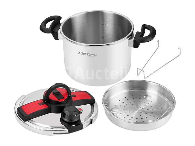 Snelkookpan 8L 22cm – foto 2 – kavel bij Auctelia, Aye