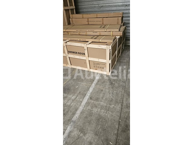 Stoomcabine met massagebad - Halfrond - Wit bad met zwarte cabine 135x135x200cm – foto 2 – kavel bij Auctelia, Tholen