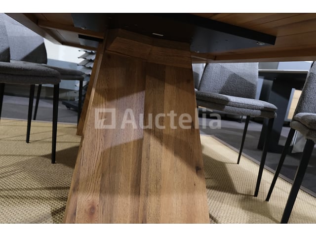 Tafel- en stoelenset – foto 4 – kavel bij Auctelia, Mont-de-l'Enclus