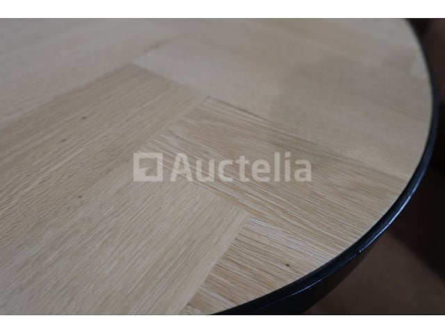 Tafel- en stoelenset – foto 3 – kavel bij Auctelia, Mont-de-l'Enclus