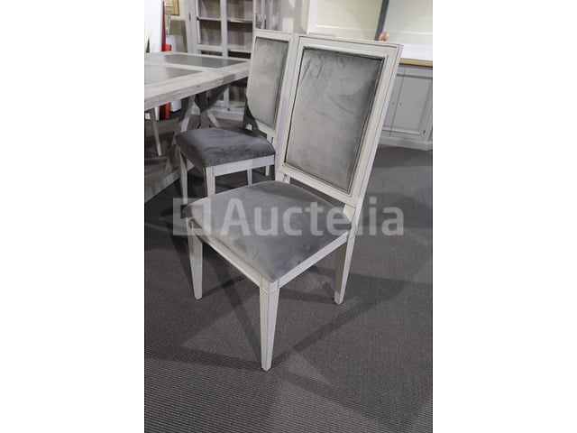 Tafel- en stoelenset – foto 5 – kavel bij Auctelia, Mont-de-l'Enclus