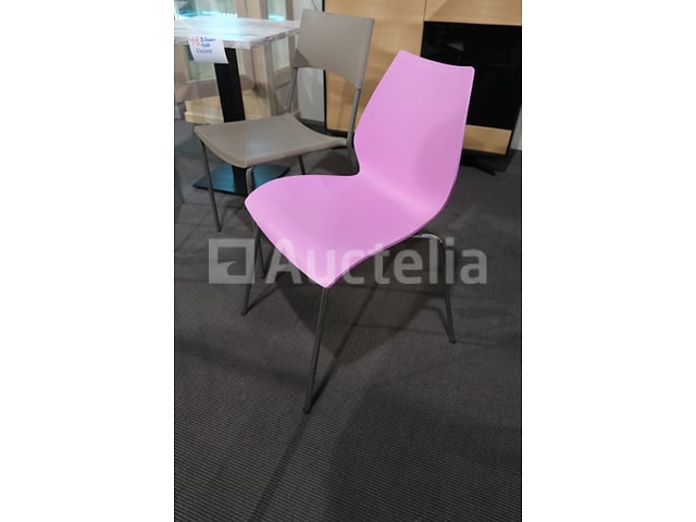 Tafel- en stoelenset – foto 2 – kavel bij Auctelia, Mont-de-l'Enclus
