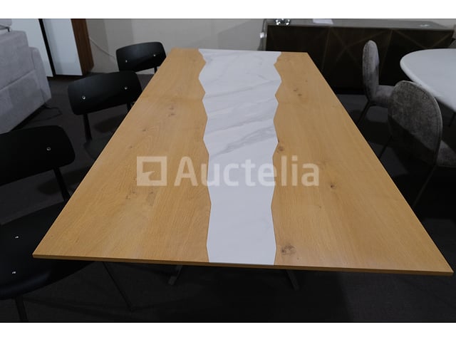 Tafel met stoelen – foto 2 – kavel bij Auctelia, Mont-de-l'Enclus
