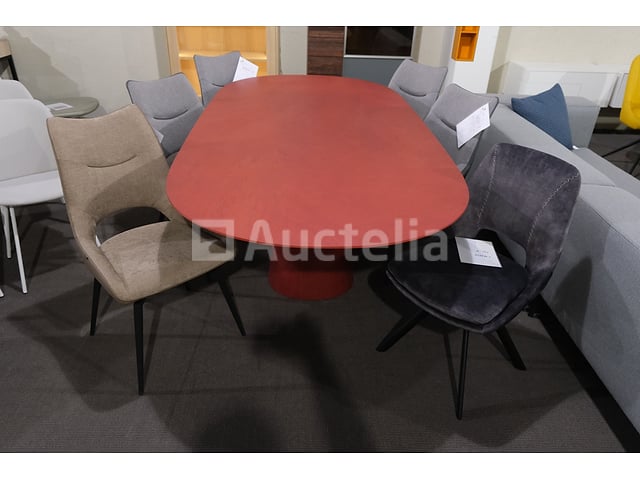 Tafel met stoelen – foto 2 – kavel bij Auctelia, Mont-de-l'Enclus