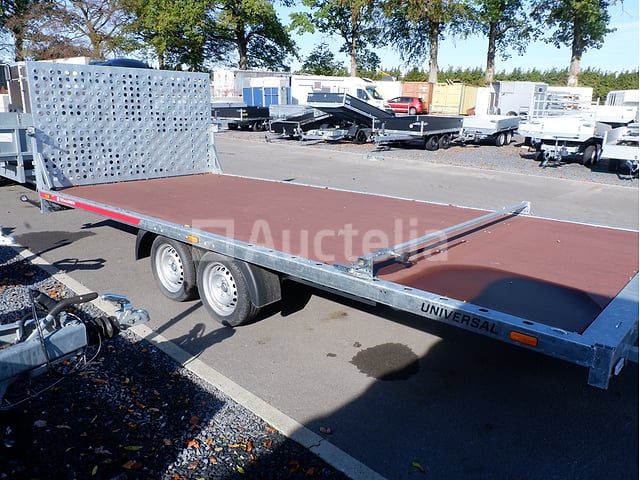 Temared dubbelassige flatbed aanhanger (VINSWHL31000H420427) – foto 4 – kavel bij Auctelia, Fauvillers