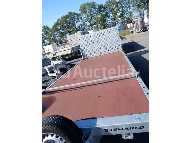 Temared dubbelassige flatbed aanhanger (VINSWHL31000H420427) – foto 8 – kavel bij Auctelia, Fauvillers