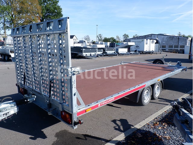 Temared dubbelassige flatbed aanhanger (VINSWHL31000H420427) – foto 5 – kavel bij Auctelia, Fauvillers