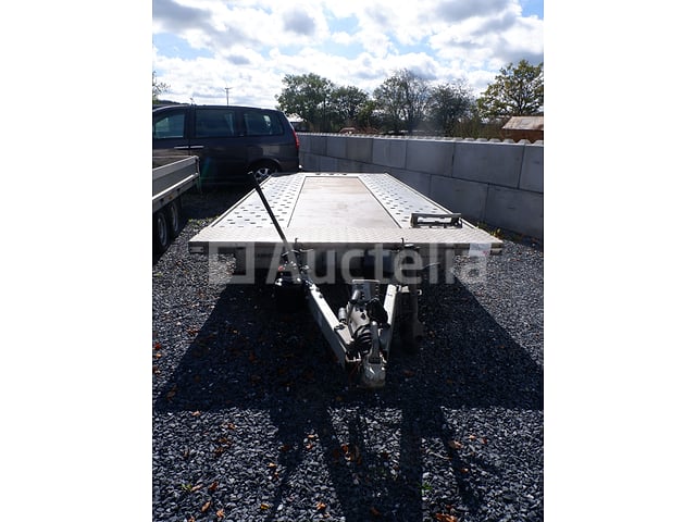 Temared dubbelassige flatbed trailer (VIN:SWH6L30700H421680) – foto 2 – kavel bij Auctelia, Fauvillers